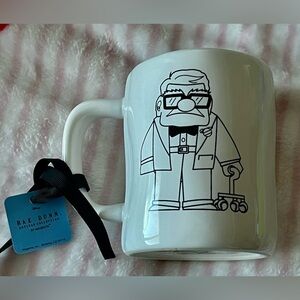 Rae Dunn Disney / Pixar Artisan Collection PUBLIC MENACE White Coffee Mug